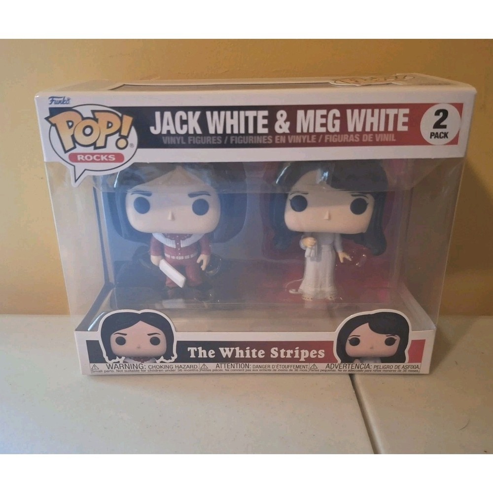 The White Stripes Funko Pop! Rocks 2-Pack Jack White Meg White MINT Music